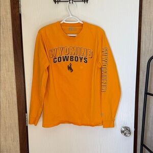Russell Athletic Orange Wyoming Cowboys Long Sleeve Tee